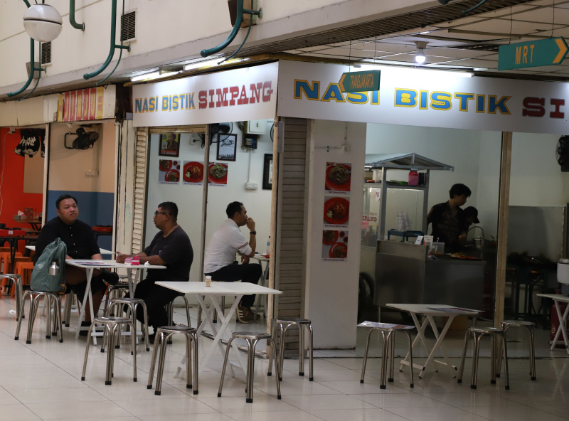 Terowongan BlokM sudah mulai ramai lagi diisi dengan tenant makanan kekinian dan akan direvitalisasi oleh MRT Jakarta (Ashar/SinPo.id)