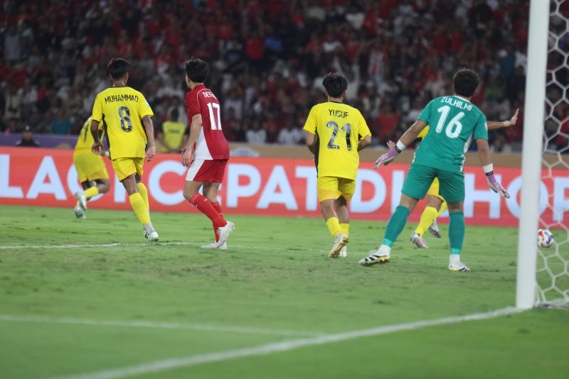 Timnas Indonesia U-23  imbang lawan Malaysia 0-0 di Piala AFF U-23 (Ashar/SinPo.id)