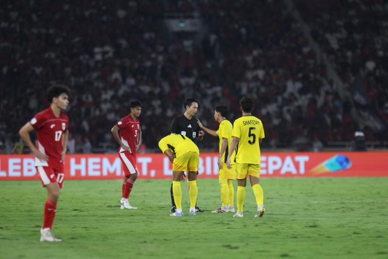 Timnas Indonesia U-23  imbang lawan Malaysia 0-0 di Piala AFF U-23 (Ashar/SinPo.id)