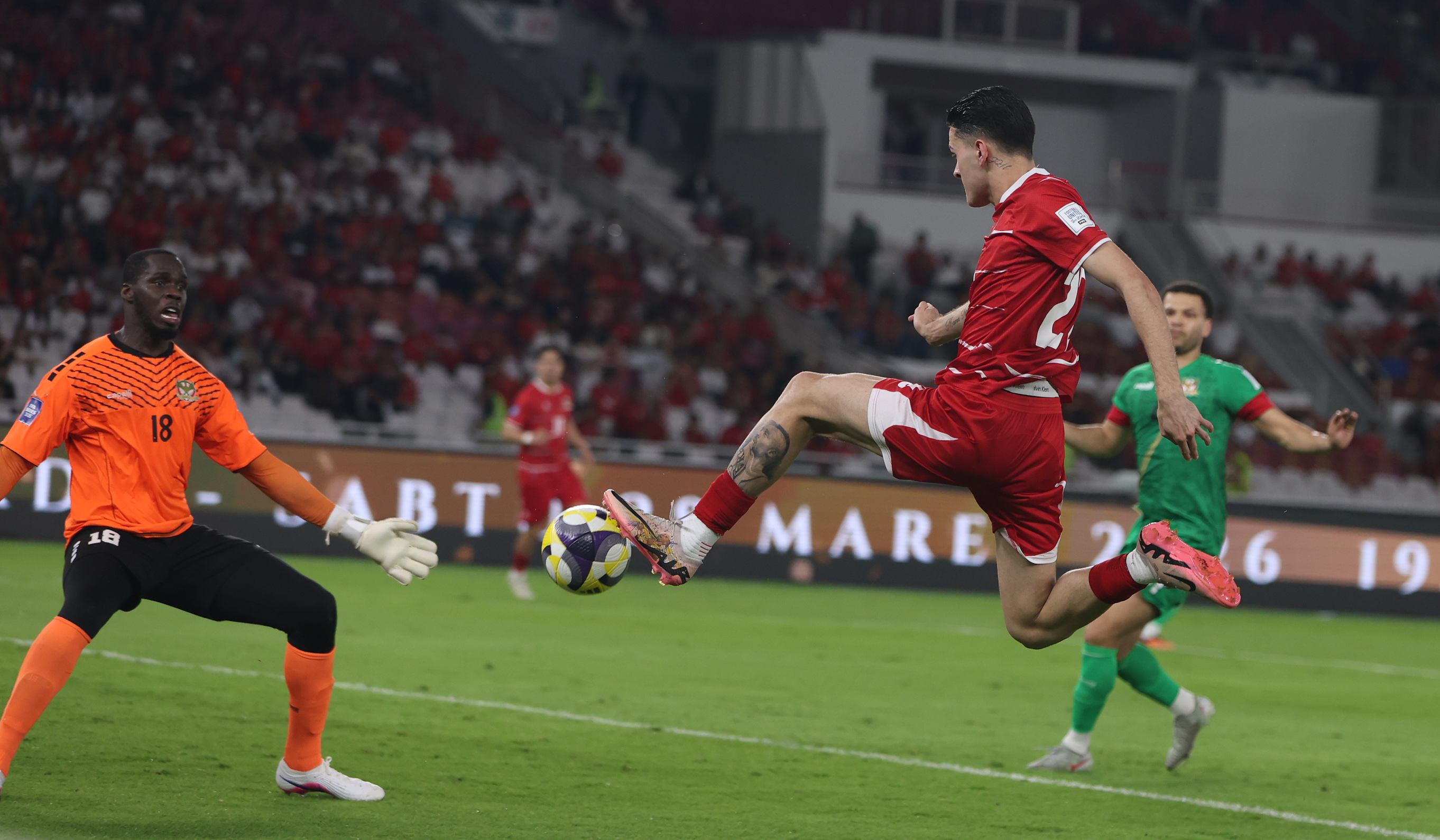 Timnas Indonesia pada laga FIFA Series 2026. (Agus Priatna/SinPo.id)