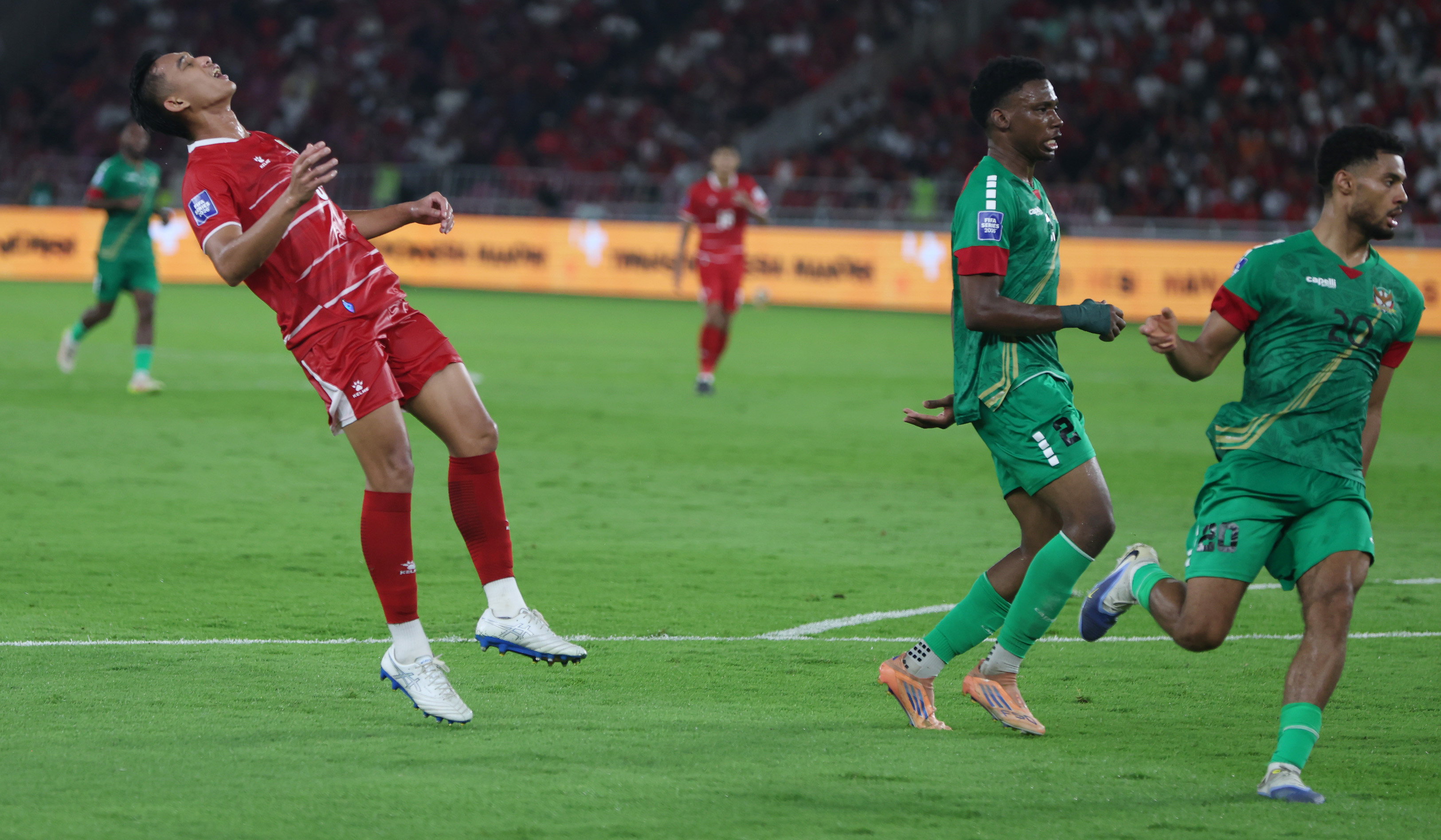 Timnas Indonesia pada laga FIFA Series 2026. (Agus Priatna/SinPo.id)