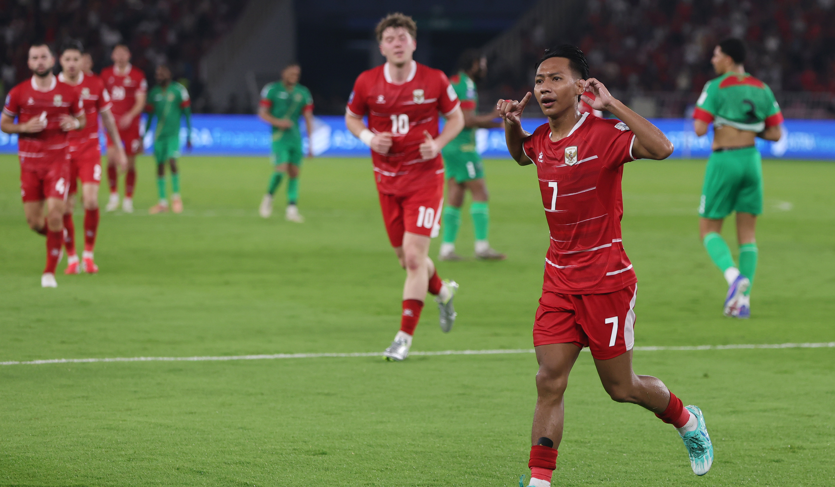 Timnas Indonesia pada laga FIFA Series 2026. (Agus Priatna/SinPo.id)