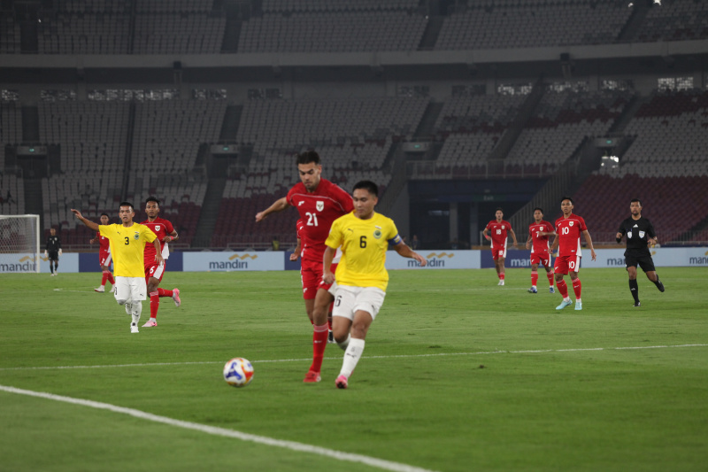 Timnas Indonesia U-23 menang lawan Brunei Darussalam 8-0 dalam penyisihan Grup A Piala AFF U-23 di Stadion Gelora Bung Karno (Ashar/SinPo.id)
