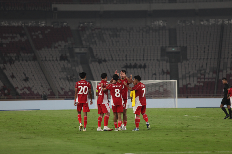 Timnas Indonesia U-23 menang lawan Brunei Darussalam 8-0 dalam penyisihan Grup A Piala AFF U-23 di Stadion Gelora Bung Karno (Ashar/SinPo.id)
