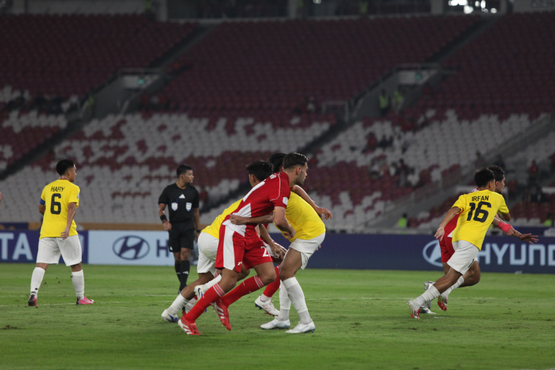 Timnas Indonesia U-23 menang lawan Brunei Darussalam 8-0 dalam penyisihan Grup A Piala AFF U-23 di Stadion Gelora Bung Karno (Ashar/SinPo.id)