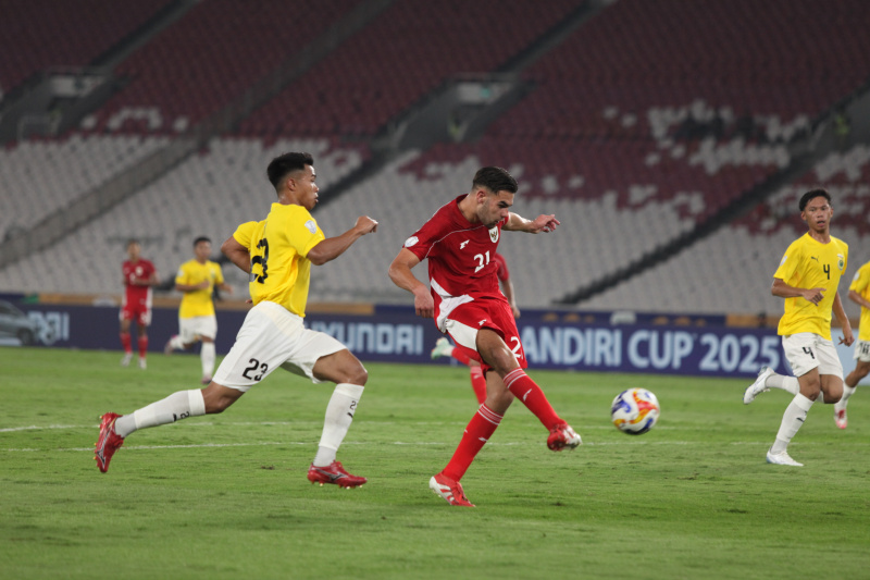Timnas Indonesia U-23 menang lawan Brunei Darussalam 8-0 dalam penyisihan Grup A Piala AFF U-23 di Stadion Gelora Bung Karno (Ashar/SinPo.id)