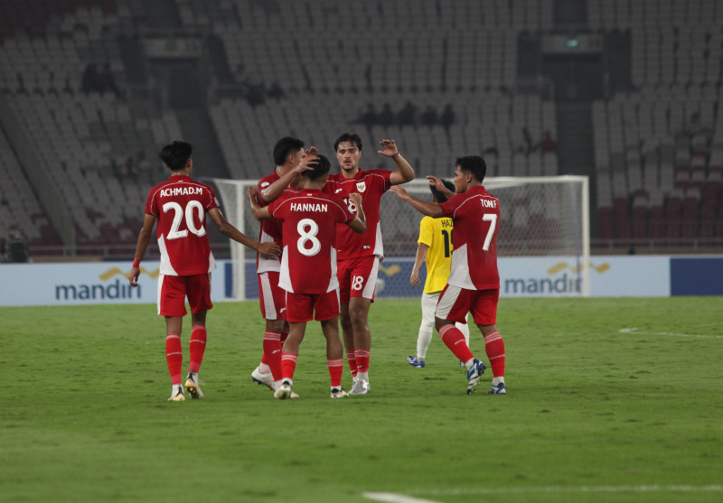 Timnas Indonesia U-23 menang lawan Brunei Darussalam 8-0 dalam penyisihan Grup A Piala AFF U-23 di Stadion Gelora Bung Karno (Ashar/SinPo.id)