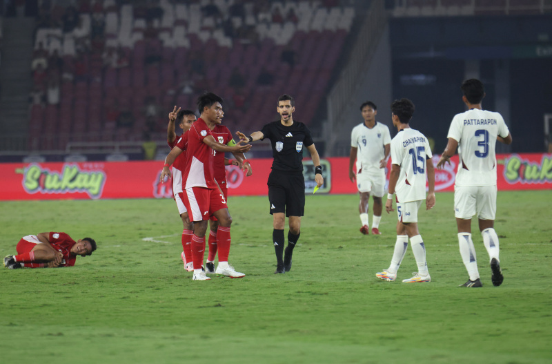 Timnas Indonesia U-23 melaju ke final setelah berhasil mengalahkan Thailand lewat adu penalti 7-6 di SUGBK (Ashar/SinPo.id)