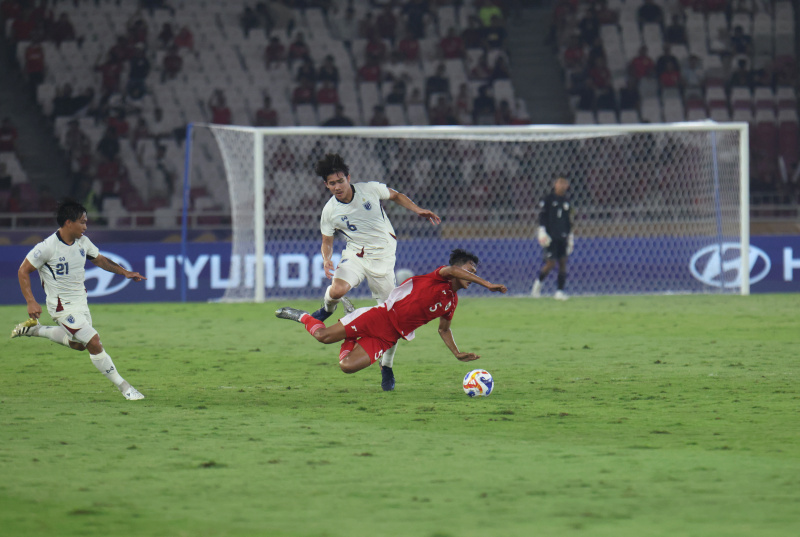 Timnas Indonesia U-23 melaju ke final setelah berhasil mengalahkan Thailand lewat adu penalti 7-6 di SUGBK (Ashar/SinPo.id)
