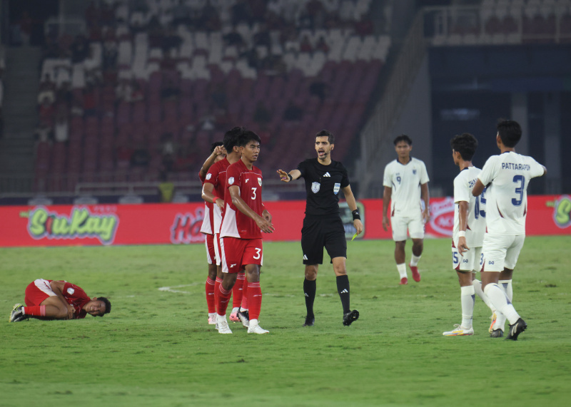 Timnas Indonesia U-23 melaju ke final setelah berhasil mengalahkan Thailand lewat adu penalti 7-6 di SUGBK (Ashar/SinPo.id)