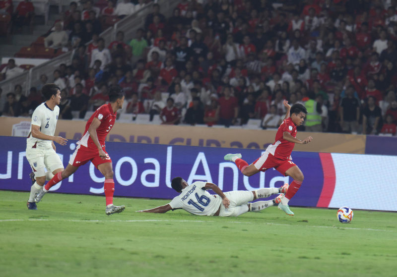 Timnas Indonesia U-23 melaju ke final setelah berhasil mengalahkan Thailand lewat adu penalti 7-6 di SUGBK (Ashar/SinPo.id)