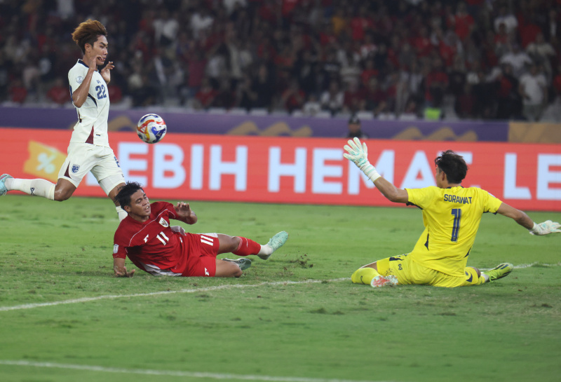 Timnas Indonesia U-23 melaju ke final setelah berhasil mengalahkan Thailand lewat adu penalti 7-6 di SUGBK (Ashar/SinPo.id)