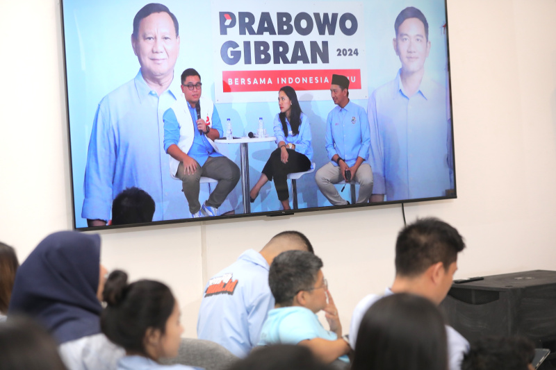 TKN Prabowo-Gibran luncurkan platform digital Fotober2.ai untuk memdukung paslon nomor urut 2 Prabowo-Gibran (Ashar/SinPo.id)