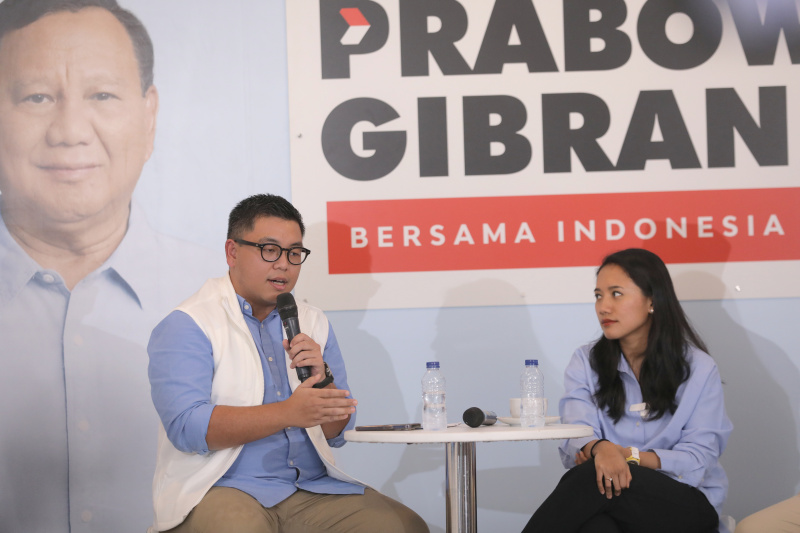 TKN Prabowo-Gibran luncurkan platform digital Fotober2.ai untuk memdukung paslon nomor urut 2 Prabowo-Gibran (Ashar/SinPo.id)