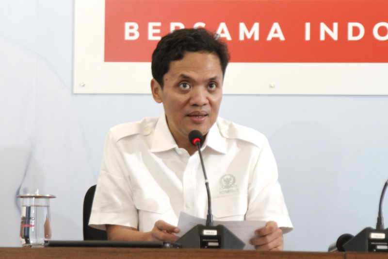 TKN  Prabowo-Gibran gelar konfrensi pers terkait dugaan kecurangan dan kekerasan di Tapanuli Tengah (Ashar/SinPo.id)