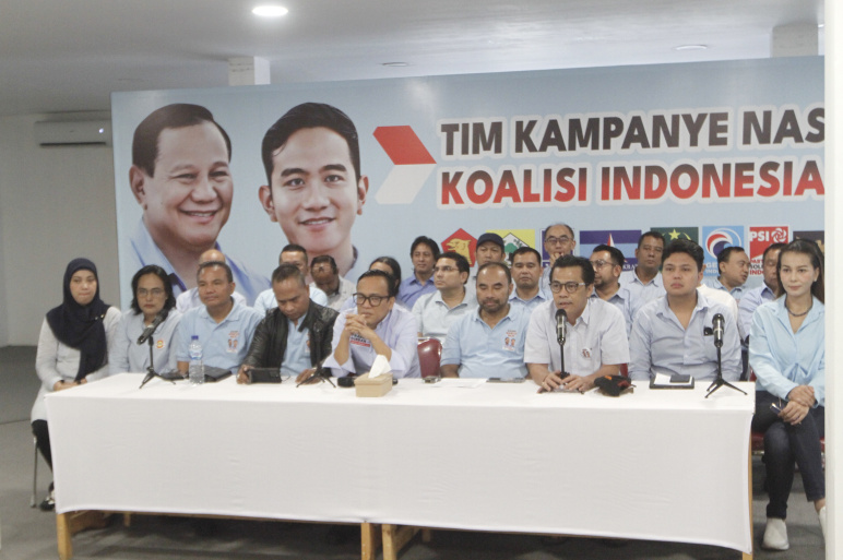 TKN Prabowo-Gibran akan menggelar Sabtu Biru Langit Ceria Se-Indonesia selama masa kampanye pemilu 2024 (Ashar/SinPo.id)