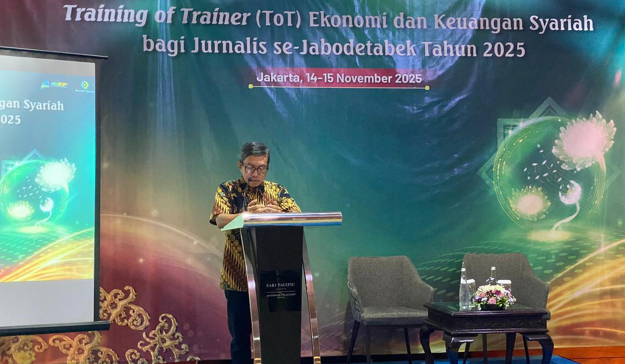 Training of Trainer (ToT) Ekonomi dan Keuangan Syariah 2025 bagi Jurnalis. (Agus Priatna/SinPo.id)