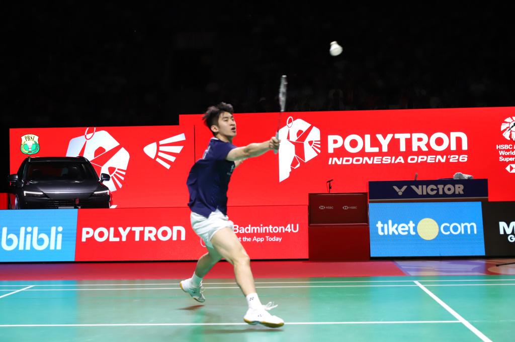 Tunggal putra Kanada Victor Lai raih juara Polytron Indonesia Open 2026 (Ashar/SinPo.id)