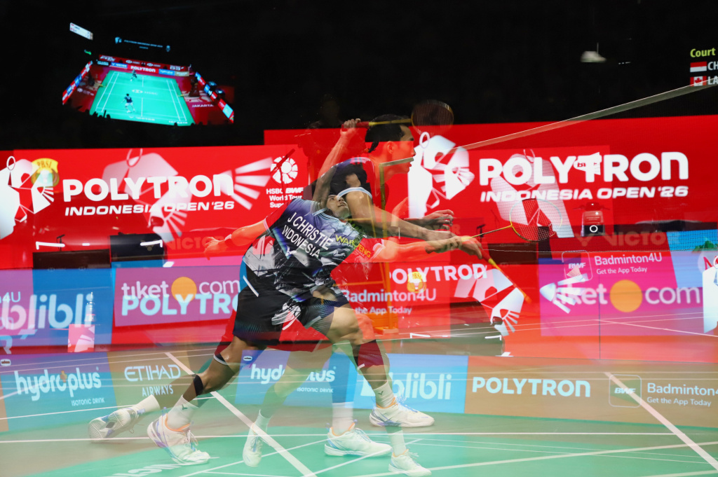 Tunggal putra Kanada Victor Lai raih juara Polytron Indonesia Open 2026 (Ashar/SinPo.id)