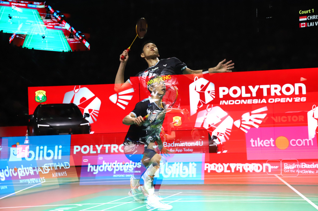 Tunggal putra Kanada Victor Lai raih juara Polytron Indonesia Open 2026 (Ashar/SinPo.id)