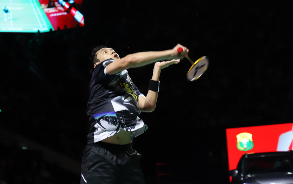 Tunggal putra Kanada Victor Lai raih juara Polytron Indonesia Open 2026 (Ashar/SinPo.id)