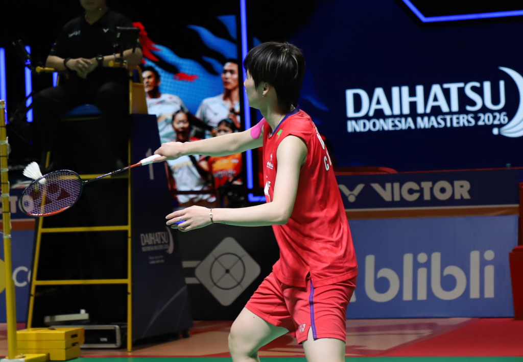 Tunggal Putri China Chun Yu Fei berhasil mengalahkan Pitchamon Thailand di Final Daihatsu Indonesia Master 2026 (Ashar/SinPo.id)