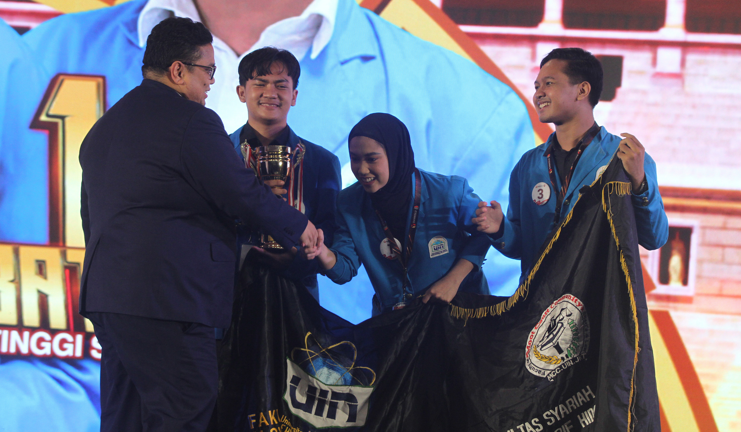 Kompetisi debat Bawaslu RI. (Agus Priatna/SinPo.id)