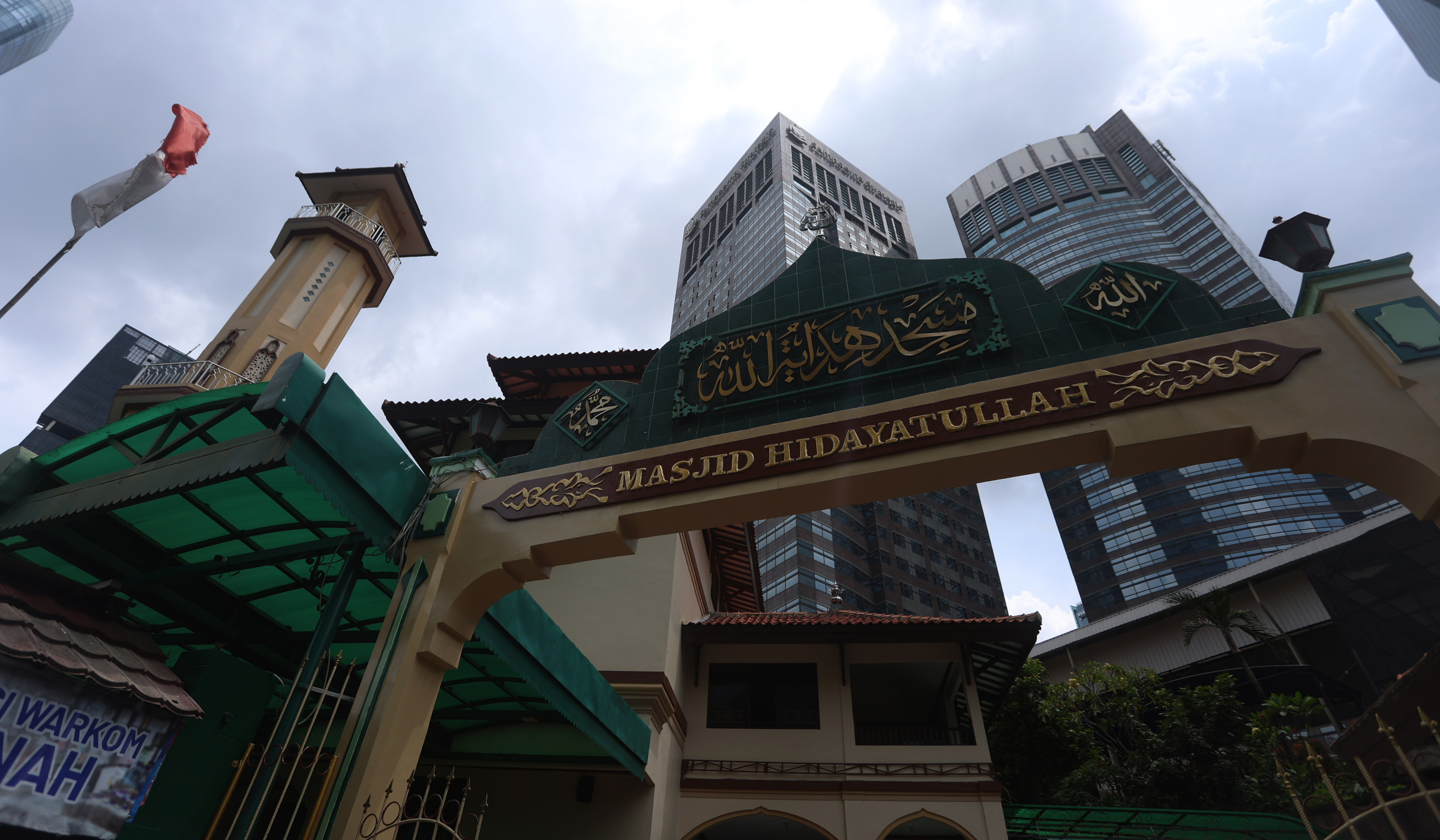 Suasana Masjid Hidayatullah, Jakarta. (Agus Priatna/SinPo.id)