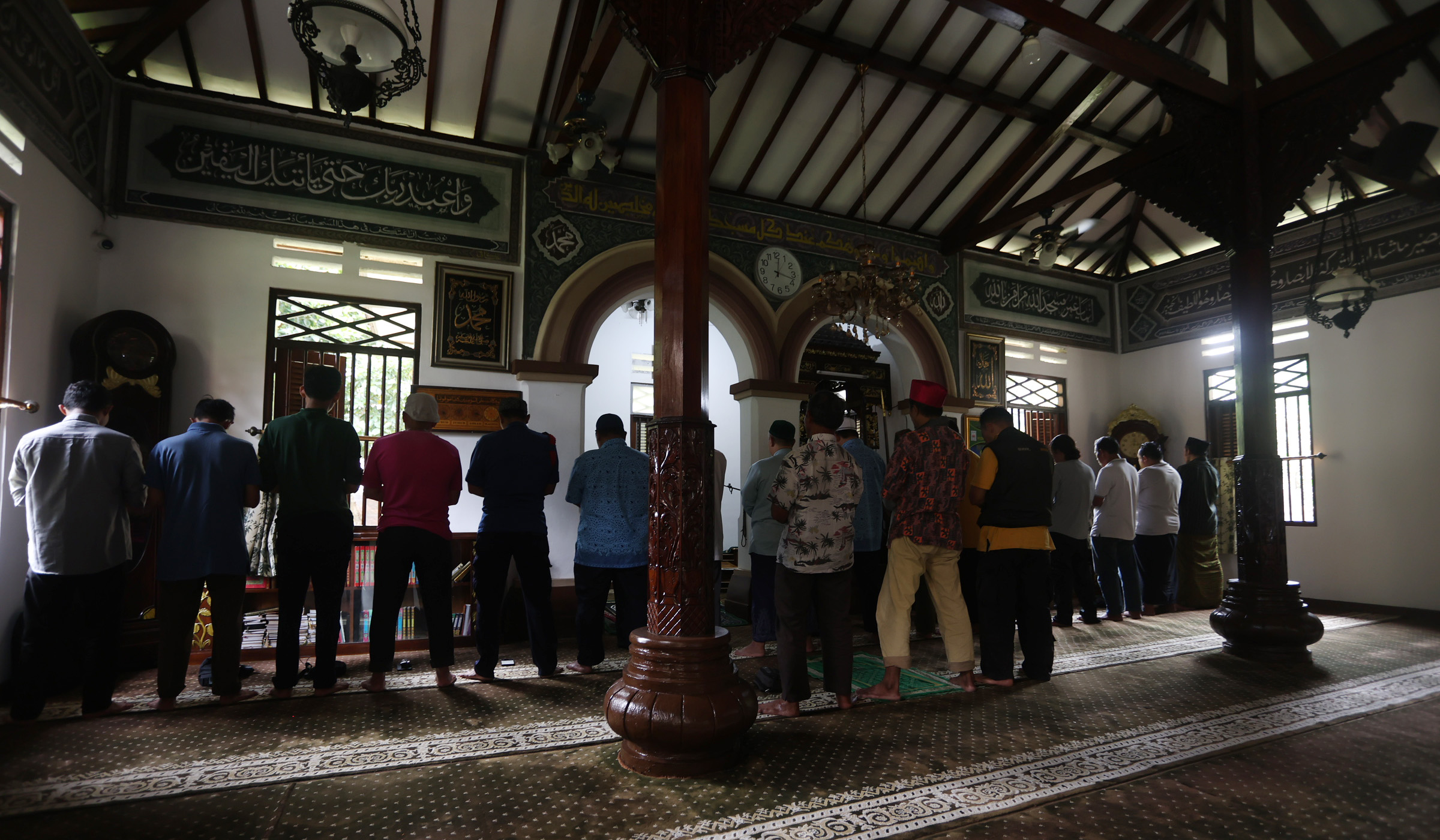 Suasana Masjid Hidayatullah, Jakarta. (Agus Priatna/SinPo.id)