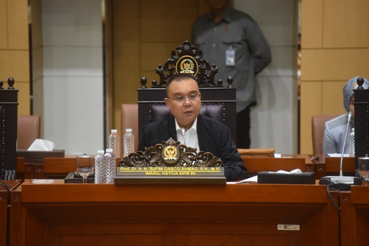 Wakil Ketua DPR RI Dasco (SinPo.id/ Ashar)