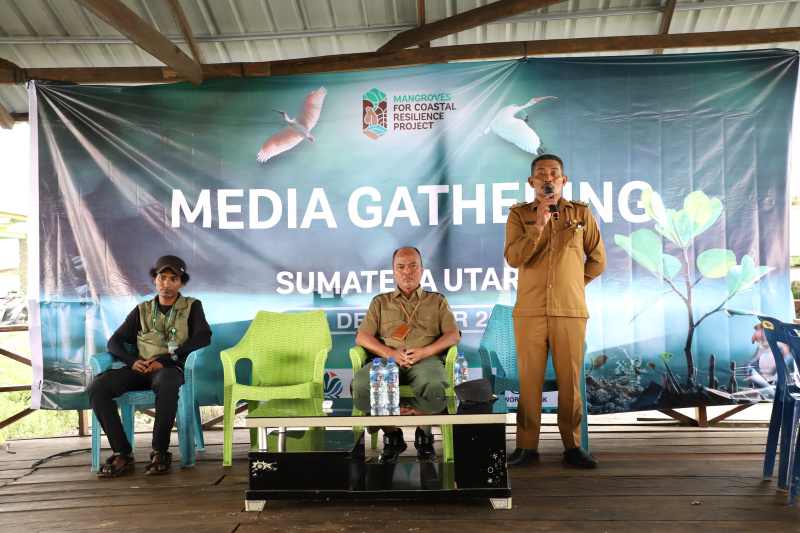 Warga Desa Tanjung Rejo mengandalkan mangrove sebagai sumber perekonomian diolah menjadi Keripik mangrove dan Batik Mangrove (Ashar/SinPo.id)