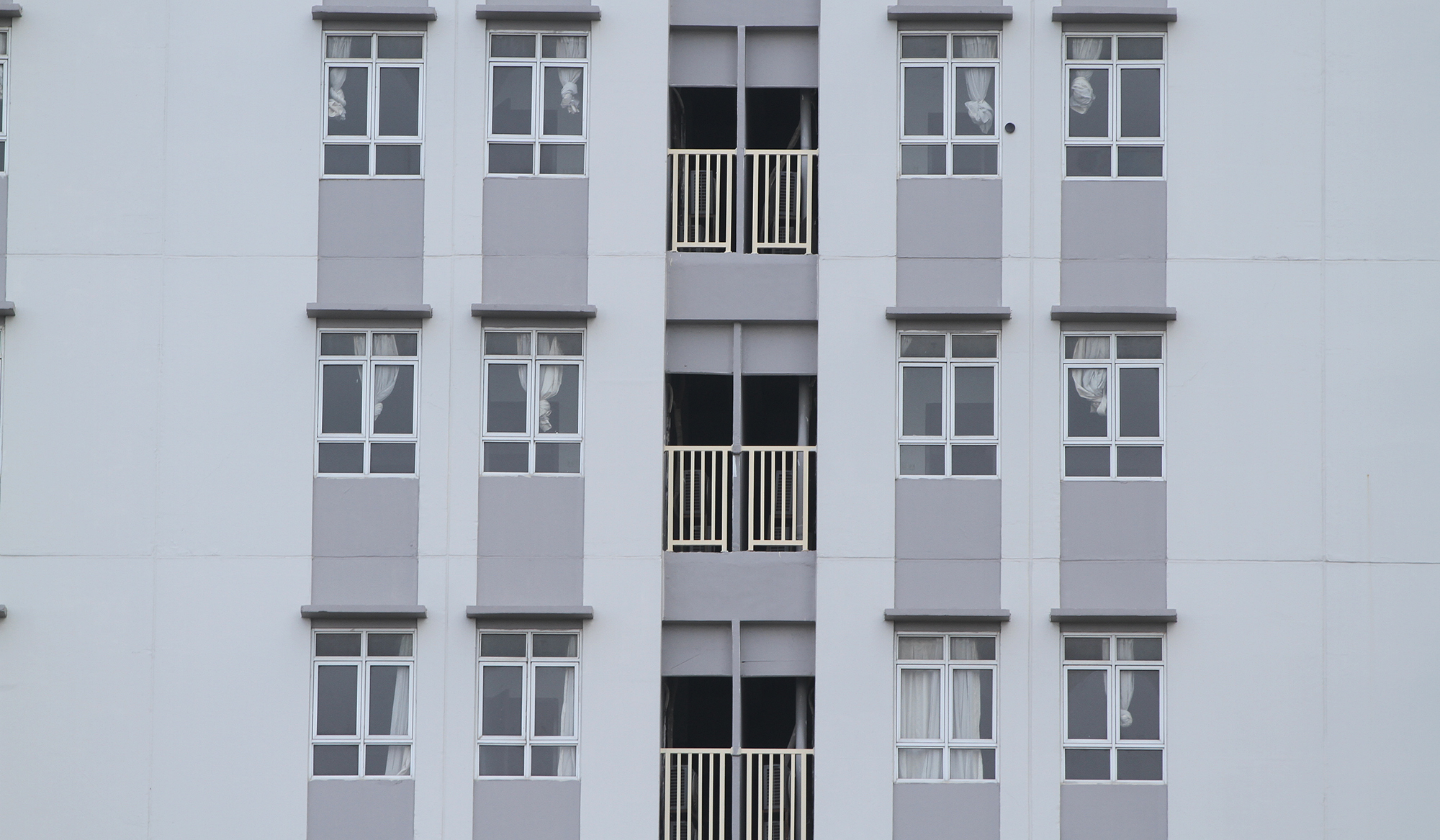 Kawasan Wisma Atlet Kamayoran. (Agus Priatna/SinPo.id)