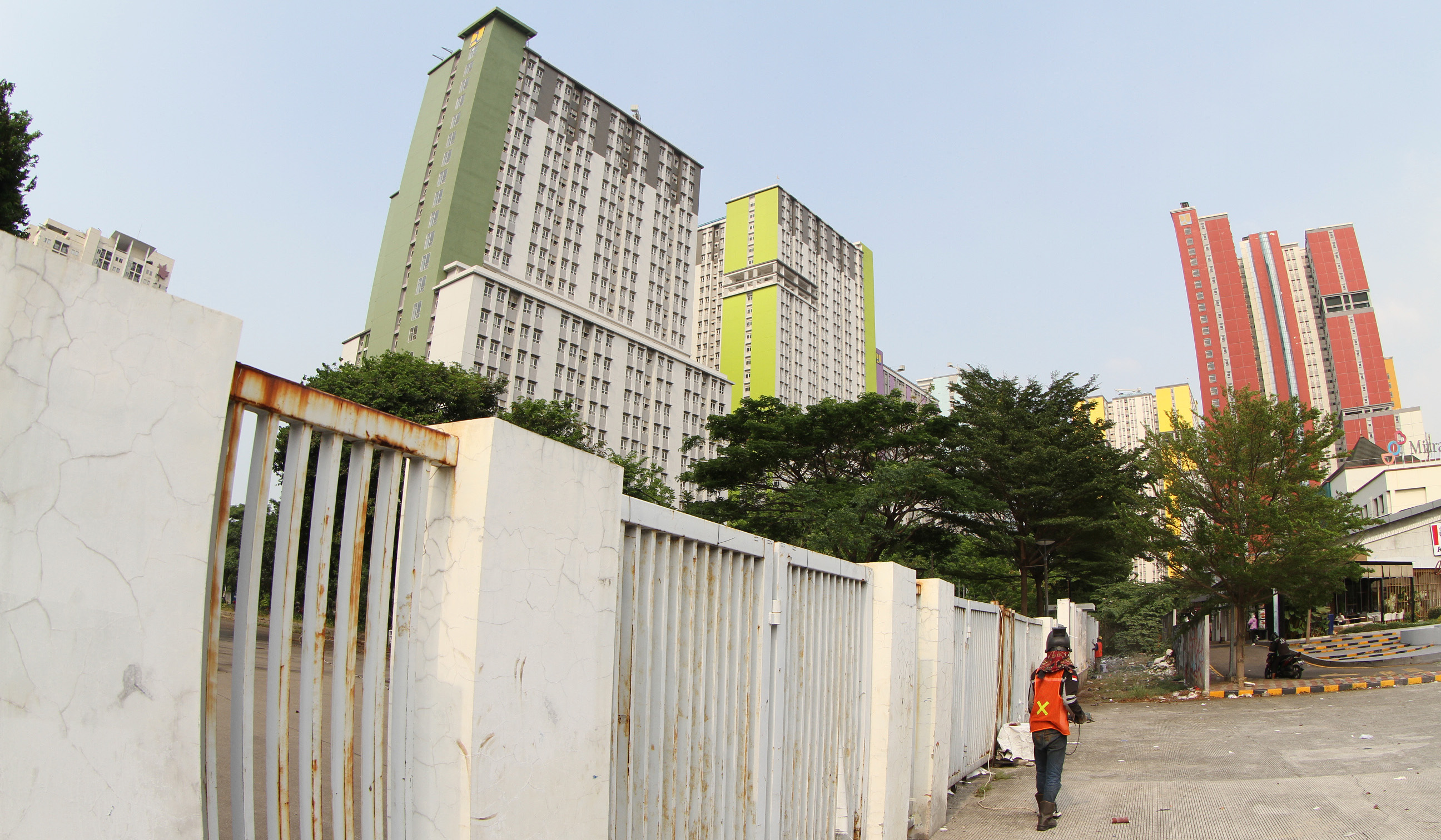 Kawasan Wisma Atlet Kamayoran. (Agus Priatna/SinPo.id)