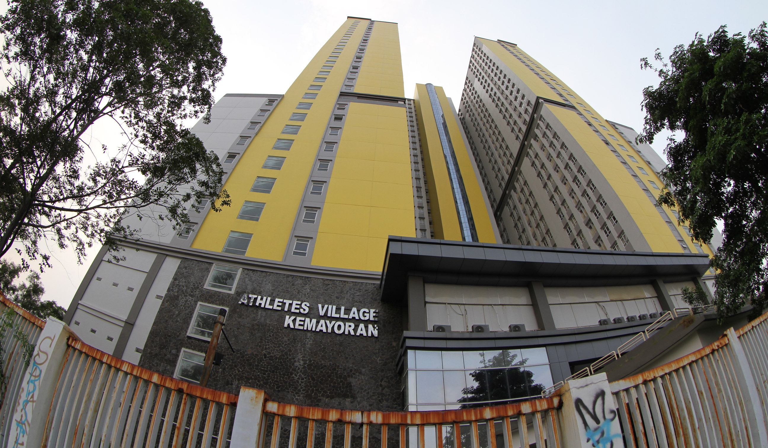 Kawasan Wisma Atlet Kamayoran. (Agus Priatna/SinPo.id)