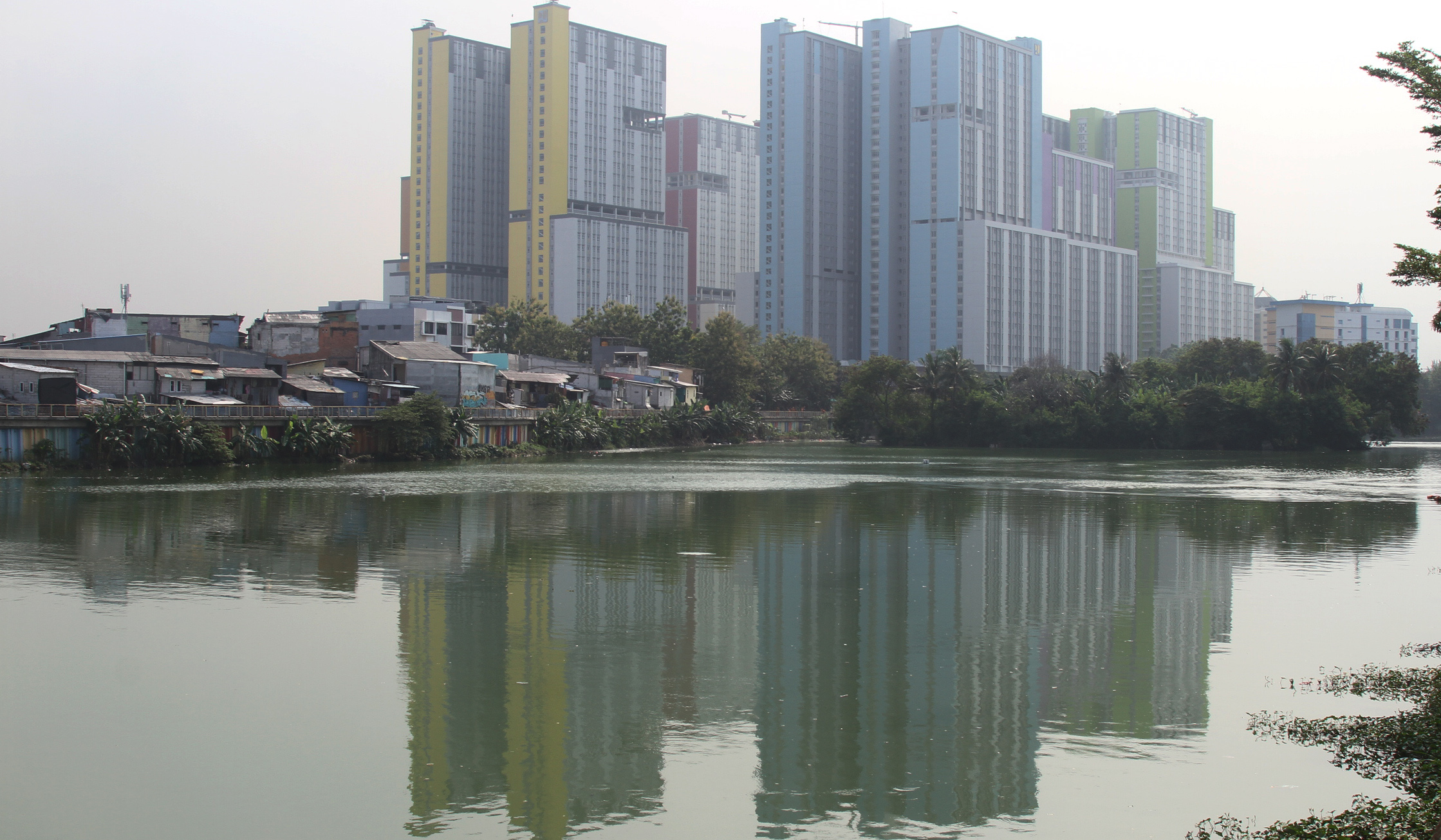 Kawasan Wisma Atlet Kamayoran. (Agus Priatna/SinPo.id)