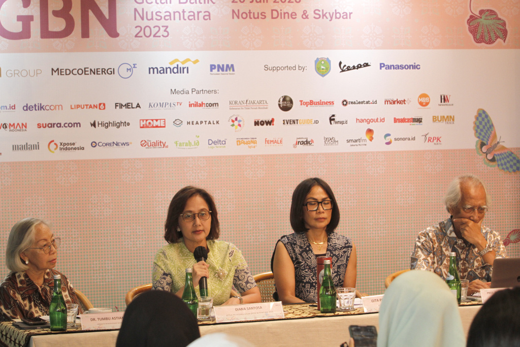 Yayasan Batik Indonesia (YBI) akan menggelar pameran Gelar Batik Nusantara (GBN) 2023 di Spark Senayan Mall (Ashar/SinPo.id)