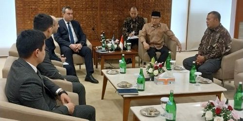 Pertemuan antara Kedubes Uzbekistan dan Wakil Ketua DPR, Muhaimin Iskandar/SinPo.id