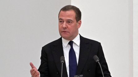 Mantan Presiden Rusia, Dmitry Medvedev/ AFP